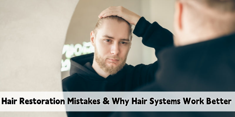 Common Hair Restoration Mistakes and How Hair Systems Can Solve Them