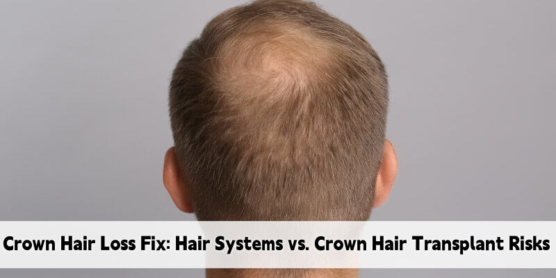 Crown Hair Loss Fix: Natural Hair Systems vs. Crown Hair Transplant Risks