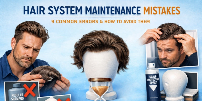 Hair System Maintenance Mistakes: 9 Common Errors and How to Avoid Them