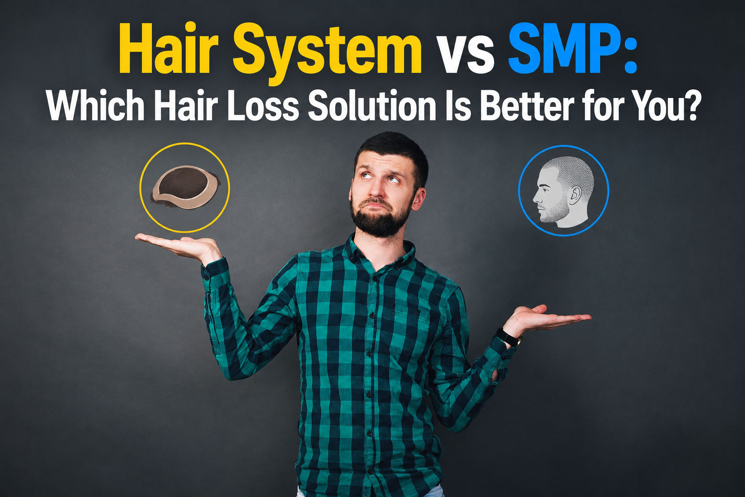 Hair System vs SMP: Which Hair Loss Solution Is Better for You?
