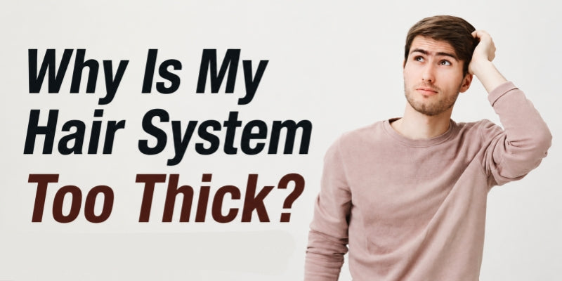 Why Is My Hair System Too Thick? Tips for a Natural Look