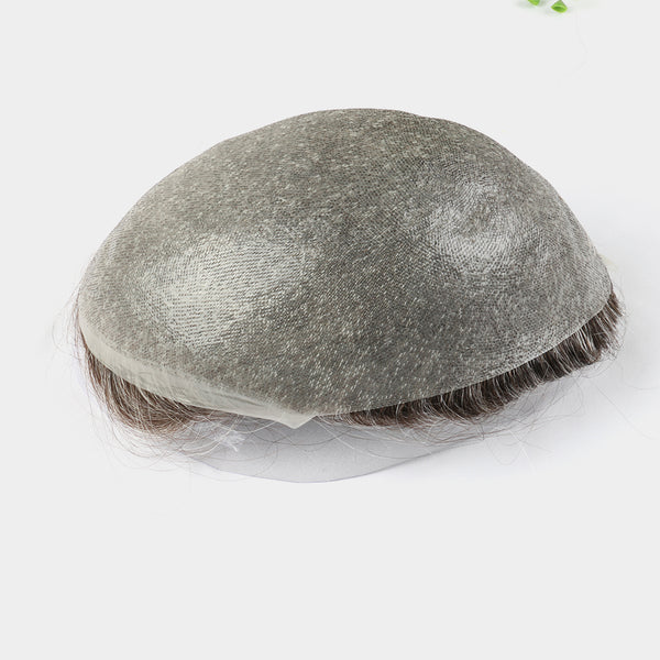 Upgrade Mirage | Toupee for Men | 0.04-0.06mm Full Super Thin Skin Single Knots Base | Celebrities Choice