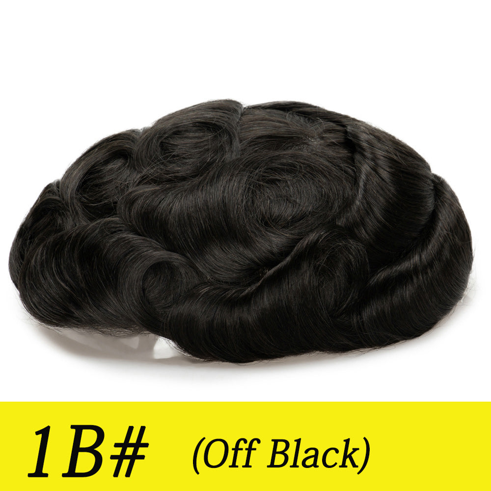 Hollywood Base Hair System for Men | Full Lace in Center with 1'' Thin Skin Around and 1/2'' Lace in the Front | Hollywood Style