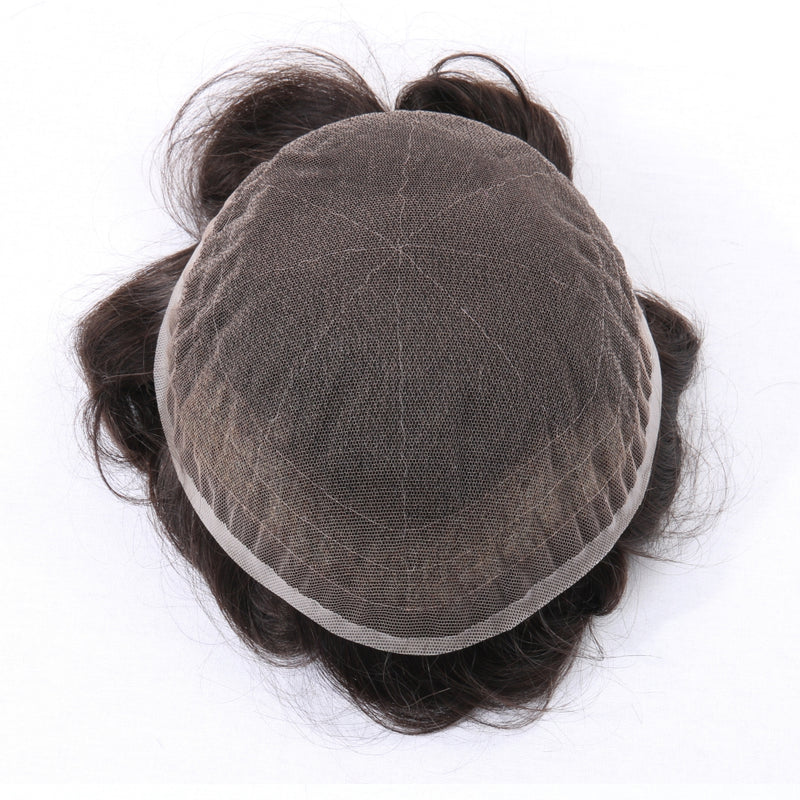Full Swiss Lace: Hair System for Bald Men | Full Swiss Lace Base | Best for Active Lifestyle
