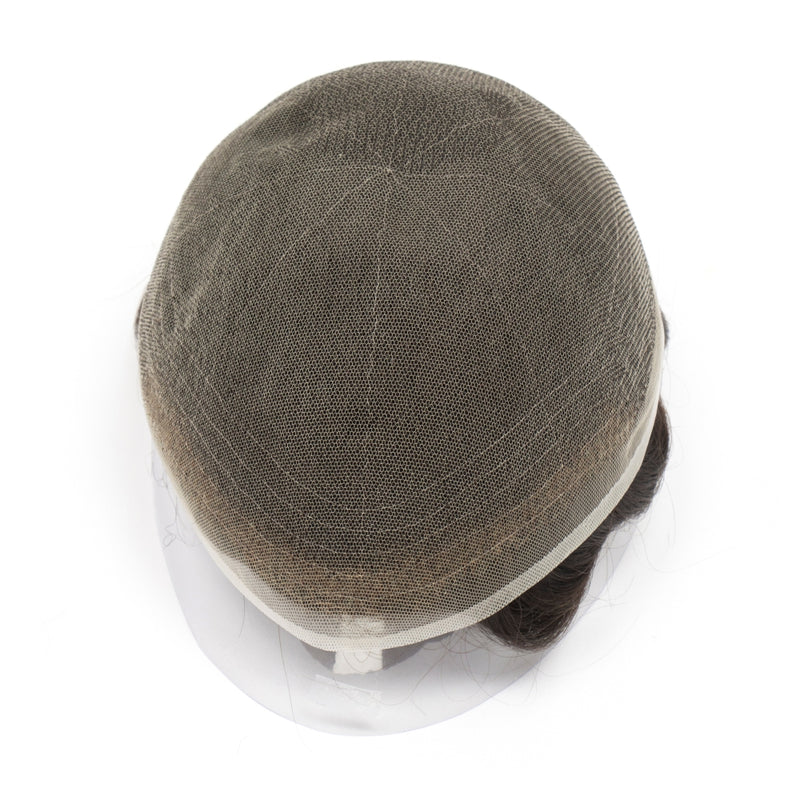 Full French Lace: Men's Lace Toupee | Full French Lace Base | Suitable for Humid Climate