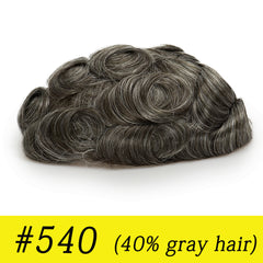 Full French Lace: Men's Lace Toupee | Full French Lace Base | Suitable for Humid Climate