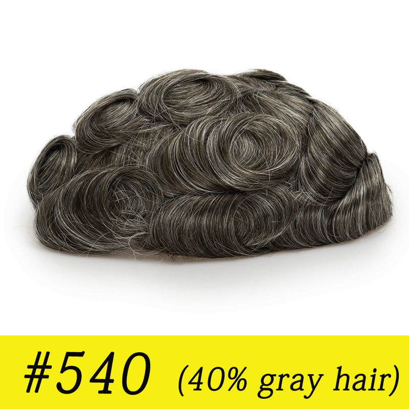 Full French Lace: Men's Lace Toupee | Full French Lace Base | Suitable for Humid Climate
