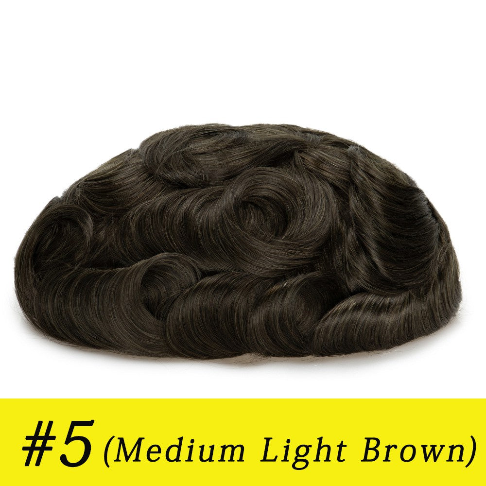 2PCS| Full Swiss Lace: Hair System for Bald Men | Full Swiss Lace Base | Best for Active Lifestyle