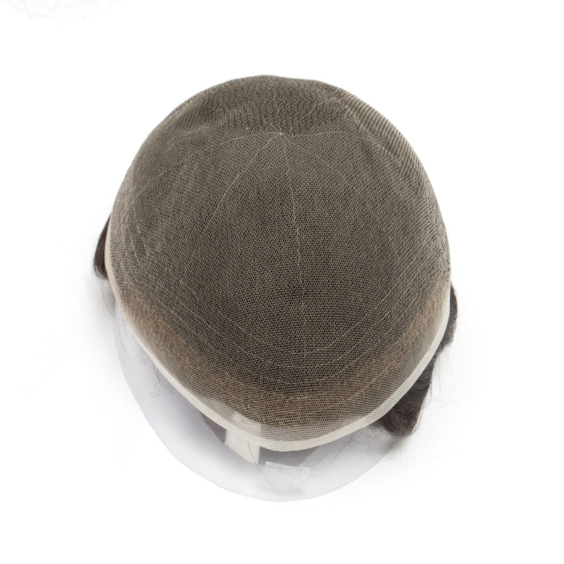 Full French Lace: Men's Lace Toupee | Full French Lace Base | Suitable for Humid Climate