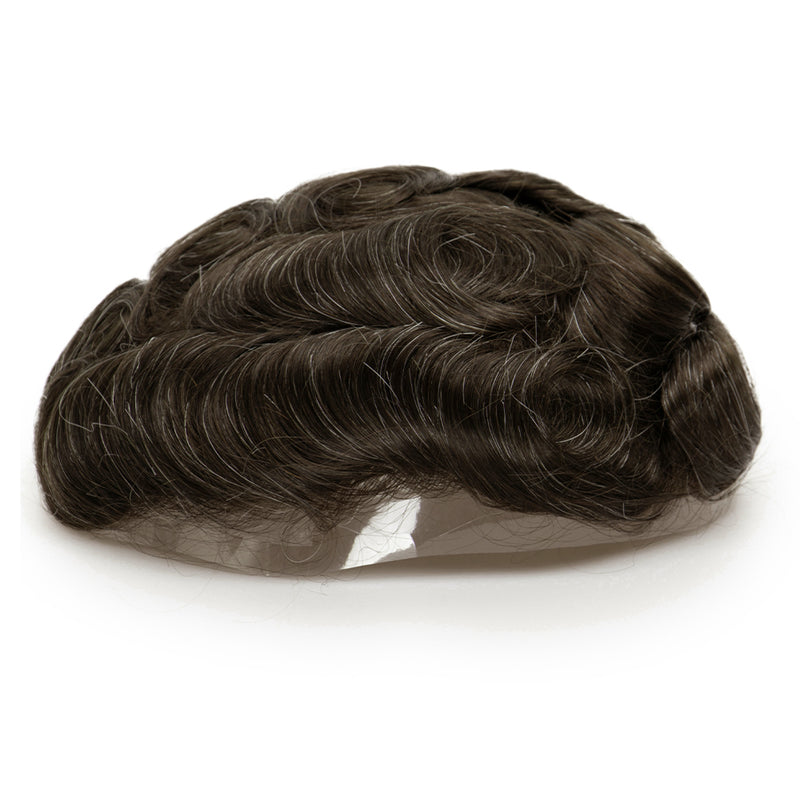 Full French Lace: Men's Lace Toupee | Full French Lace Base | Suitable for Humid Climate