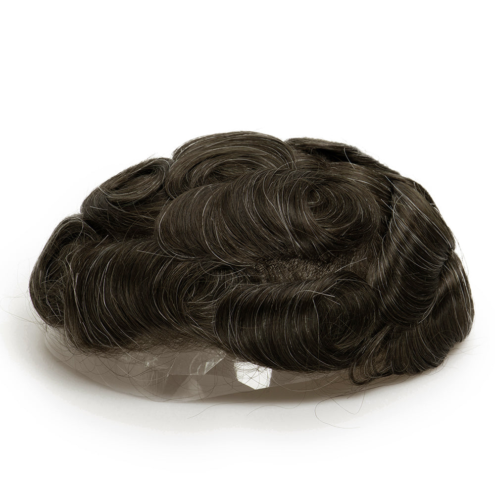 Full French Lace: Men's Lace Toupee | Full French Lace Base | Suitable for Humid Climate
