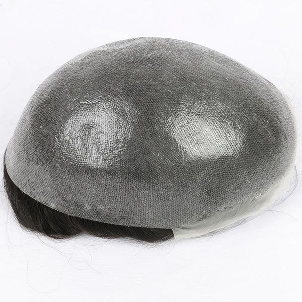 Mens Hair System Ultra Thin Skin| 0.03-0.04mm V Loop | Dull Finish, Transparent, Soft