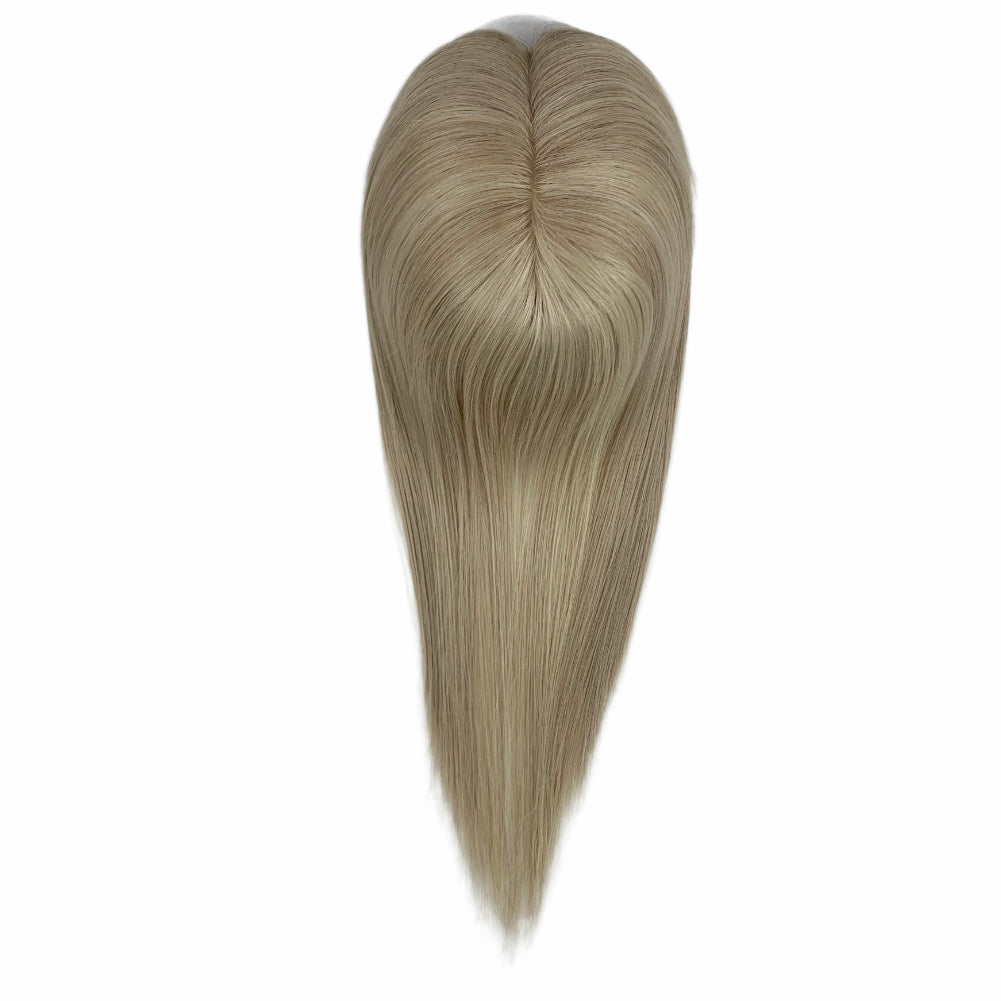 6*5.5" Swiss Lace  High-Grade Remy Human Hair Topper With Fine Brazilian Remy Hair