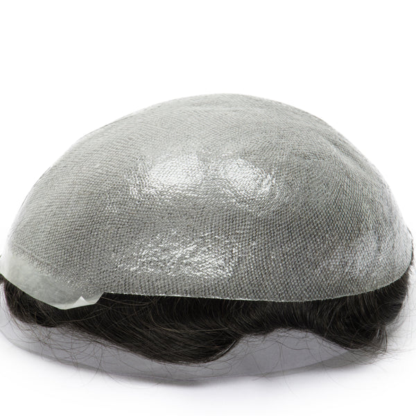 Bio Skin Hair System for Men | 0.06-0.08 mm V Loop| No-shine under Lights, Blends Well with Your Skin