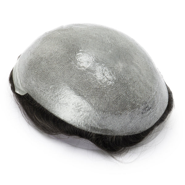 Bio Skin Hair System for Men | 0.06-0.08 mm V Loop| No-shine under Lights, Blends Well with Your Skin