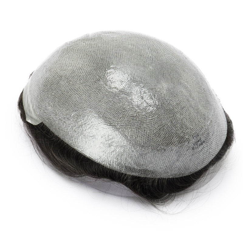0.06-0.08 mm V Loop| Bio Skin Hair System for Men | No-shine under Lights, Blends Well with Your Skin