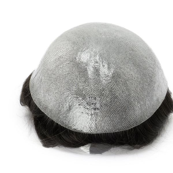 Bio Skin Hair System for Men | 0.06-0.08 mm V Loop| No-shine under Lights, Blends Well with Your Skin