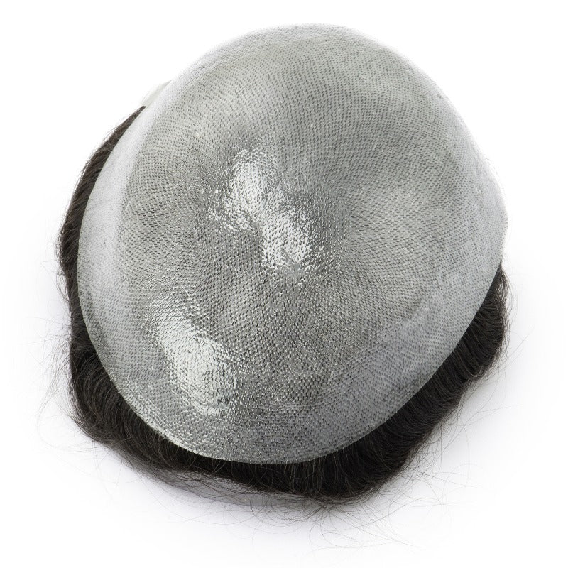0.06-0.08 mm V Loop| Bio Skin Hair System for Men | No-shine under Lights, Blends Well with Your Skin