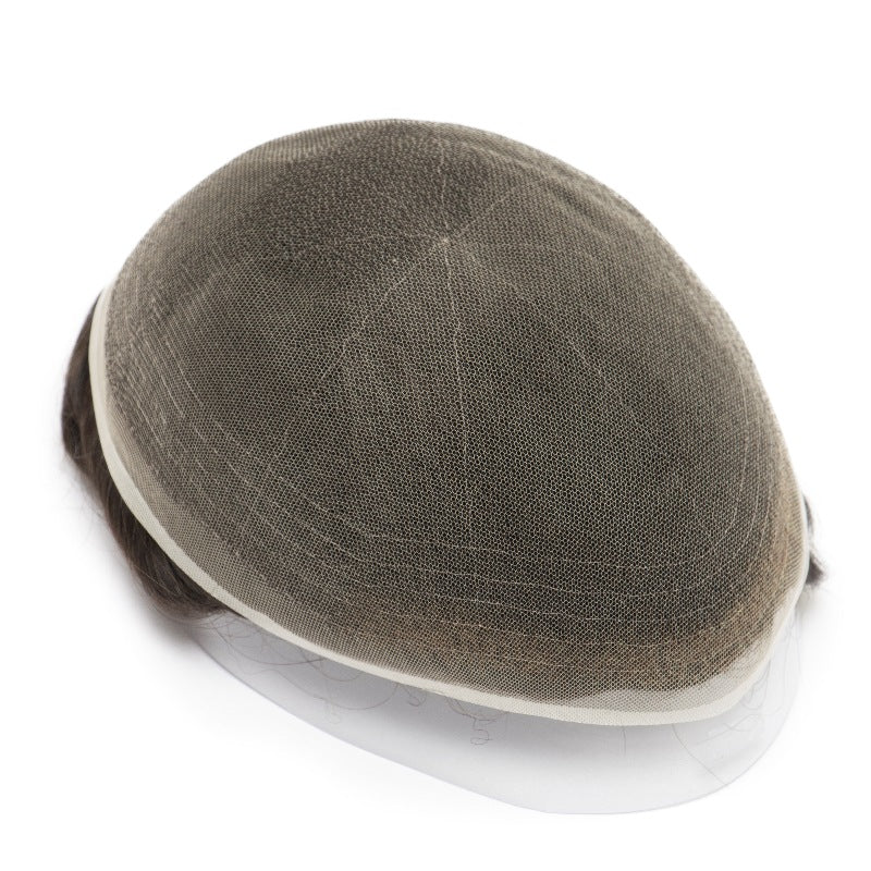 Full French Lace: Men's Lace Toupee | Full French Lace Base | Suitable for Humid Climate