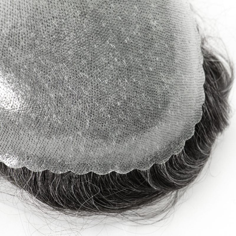 3PCS| 0.10-0.12mm Double Knots Full Skin Base |Men's Hair Unit| Men's Hairstyle for Thin Hair