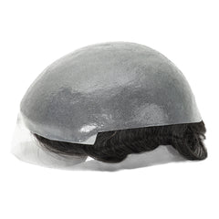 Single-knotted Mirage | Toupee for Men | 0.06-0.08mm Full Super Thin Skin Base | Thicker Hair and More Durable