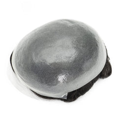 Single-knotted Mirage | Toupee for Men | 0.06-0.08mm Full Super Thin Skin Base | Thicker Hair and More Durable