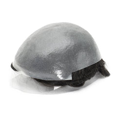 Single-knotted Mirage | Toupee for Men | 0.06-0.08mm Full Super Thin Skin Base | Thicker Hair and More Durable